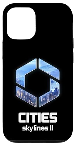 Official Cities Skylines II Game Logo City Builder White �X�}�z�P�[�X iPhone 12/12 Pro �p