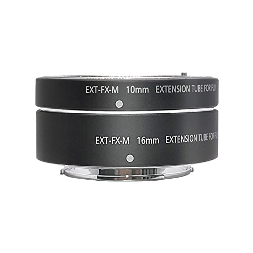 Mcoplus Ext-Fx-M Metal Auto Focus Macro Extension Tubes Set(10+16Mm) For Fujifilm Fuji X-Mount X-T2,X-T20,X-T3,X-T30, Xt1,X-T100 X-H1 X-Pro2 X-A5 X-A3 X-A2 X-A10 X-E3 X-E2 X-E2S X-M1 #TOP11