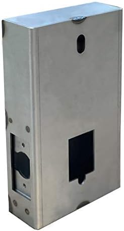 GB2020 Gate Lock Box Steel Gate Box - for Double Keypad Mechanical Combination Lock - for Metal Gates and Fence (NOT for Aluminum GATE) - 2 3/8" Inch 60mm Backset by JOUNJIP