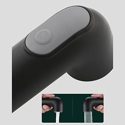 Mitigeur extractible noir avec douchette pour simplifier votre vaisselle
