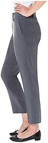 Kirkland Signature Ladies' Modern Fit Comfort Stretch Ankle Ankle Pant (16, Gray)3
