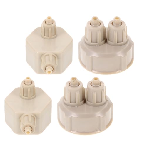 Toddmomy DIY CO2�W�F�l���[�^�[�{�g���L���b�v 4�Z�b�g �����pCO2�f�B�t���[�U�[ �y�� �ϖ��Ր� �|�[�^�u���L���b�v �����p�A�N�Z�T���[