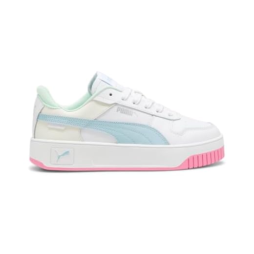 PUMA Tênis feminino Carina Street Platform Casual - Branco - Tamanho 43