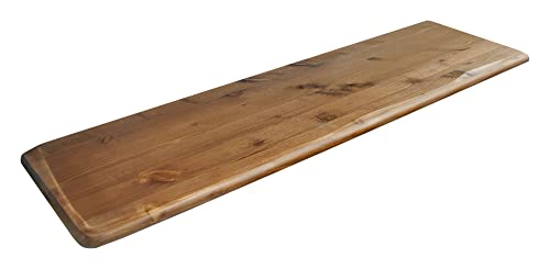 MODULARREDO | ANTICO CASALE Mensola da Muro, Mensola Legno, Scaffali Legno, Mensola da Parete, 96x24x2.4 cm, Noce - Made in Italy