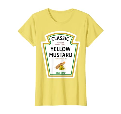 Mostaza Halloween 2024 Disfraz de ketchup a juego Condimentos Camiseta