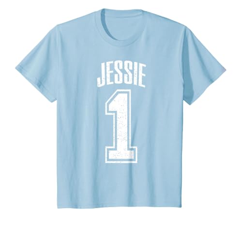 Jessie 1 Fan Sports Graphic Men Women T-Shirt, Youth, Baby Blue, Medium