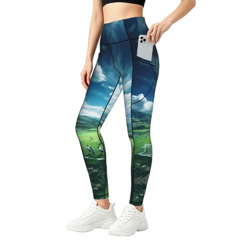 Legging football femme fini les téléphones à la main grâce aux poches gym
