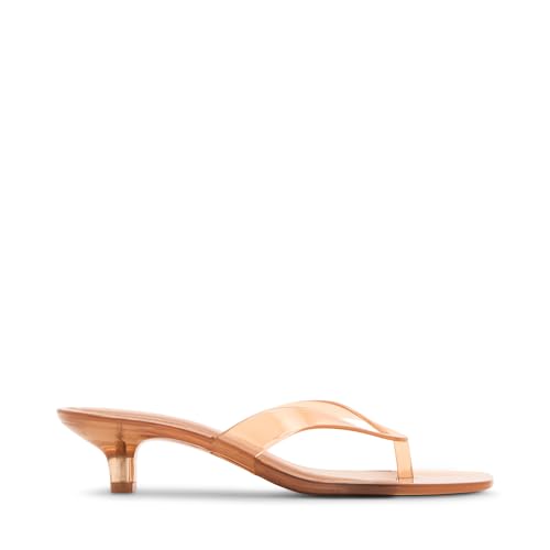 Steve Madden Steve Madden Women's Tracie Heeled Sandal, Tan, 9