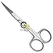 G.S 4.5 IRIS SCISSORS CURVED TIP STAINLESS STEEL by GSI