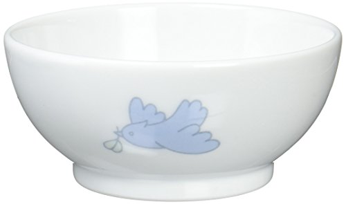 白山陶器 お茶わん 白 (約)φ11×5cm チャイルド 森の詩 波佐見焼 日本製