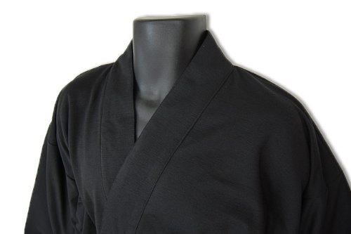 ひめか『スラブニット織り裏フリース中綿入り作務衣』