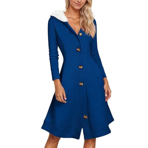 Robe de Noel longue a capuche pour repas de fete et carnaval