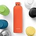 stylefunc.® Edelstahl Trinkflasche "pure" | 500ml 750ml & 1l auslaufsichere Thermosflasche | Kohlensäure geeignete Isolierflasche | isolierte Wasserflasche für Büro, Fahrrad, Sport & unterwegs