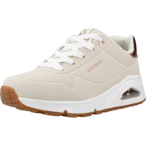 Image of Skechers Girl Uno Gen1 Shimmer Away Lace Up Shoe