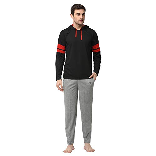 Image of Mack Jonney Men's Cotton Solid Night Suit Pajama Set