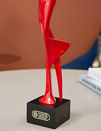 NENBOLEC Yoga Sculpture Statue Woman Lady Figurine Polyresin Abstract Decor 35cm