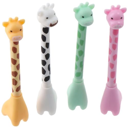 Set de 12 bolígrafos de gel con diseño de jirafa miniatura 3