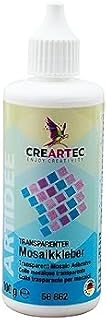 CREARTEC przezroczysty klej mozaikowy  klej do kamieni ozdobnych do niechłonnych podłoży  100 g  Made in Germany