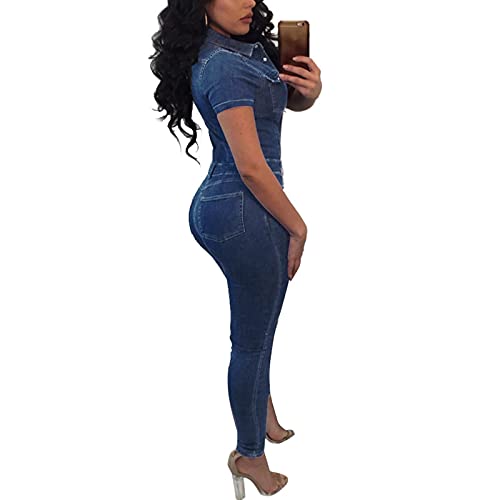 Combinaison en jean pour femme idéale pour vos sorties