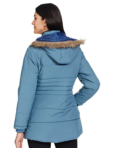 Image of Qube By Fort Collins Women's Nylon & Net Nylon Standard Length Jacket