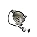 Encore Hose Reel with 15 ft. Hose, Open Stainless Steel Reel Assembly, 3/8