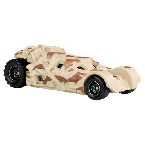 Hot Wheels Premium Toy Car Batman Tumbler - Camoflauge, 1:64 Scale Die-Cast Replica from Popular Movie (Styles May Vary)