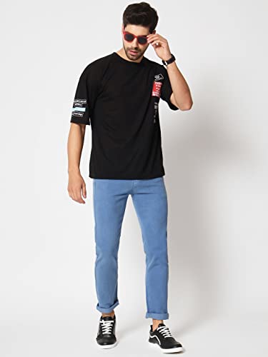 Image of KARGEENS Men Kargeens Men's Jeans Pant Slim Fit Stretchable Casual Wear Low Rise Cotton Blend Denim