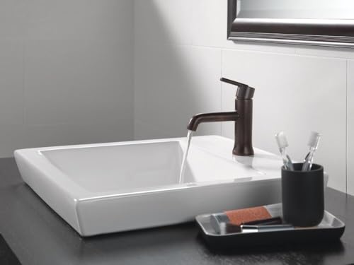Image of Delta Trinsic Single-Handle Bathroom Faucet with Metal Drain Assembly, Venetian Bronze 559LF-RBMPU