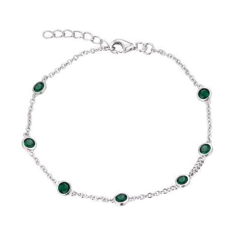 JO WISDOM Pulsera Plata de ley con Circonita 3A Cover