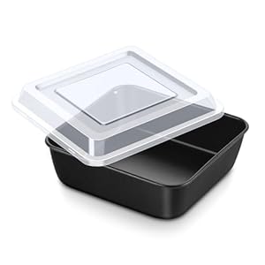 Homikit Quadratische Antihaft-Auflaufform mit Deckel