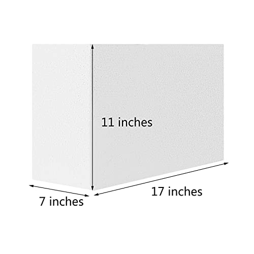 Bloques de espuma para manualidades de poliestireno expandido rectangular de 17x11 3