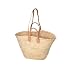 Produktbild Adam Schmidt | Umhängetasche IBIZA mit Lederschulterriemen und Ledergriffen | ca. 53 x 26 cm - Füllhöhe ca. 33 cm | Palmblatt | ideal für Strand, Badesee oder Einkaufen