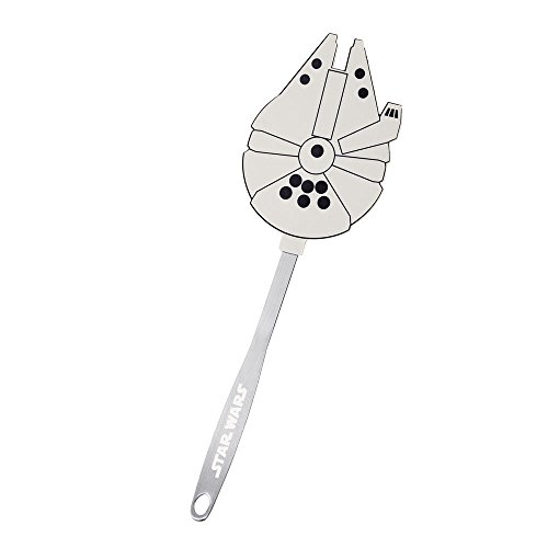 Official Star Wars Metal Kitchen Spatula - Features the Millennium Falcon - Perfect Novelty Utensil for Grilling, Cooking, BBQ, and Baking - Licensed Disney Items