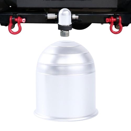Tapa de bola de barra de remolque automática – Tapa de enganche de remolque universal de 50 mm, protector de enchufe, resistente, impermeable y antiarañazos, tapa de material A