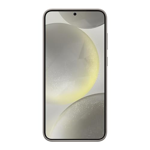 Image of SAMSUNG Galaxy S24+ Plus Vegan Leather Phone Case, Protective Cover with Soft Touch, Elegant Design, Scratch Protection, US Version, GP-FPS926HCAAW, Taupe