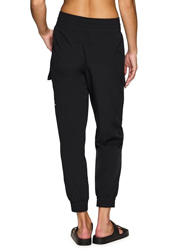 Avalanche Calça cargo feminina de caminhada estilo Cargo, leve e respirável, secagem rápida, Preto,