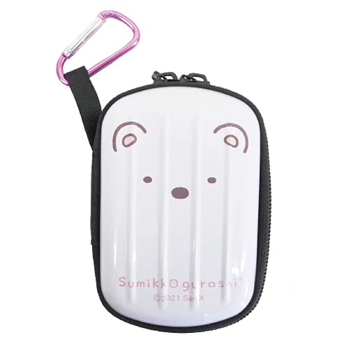 [ハタケヤマ]ミニトランクポーチ　すみっコぐらし　しろくま　31699972　ホワイト