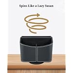 Remote Control Holder, 360° Rotating PU Leather Desk Organizer - Image 7