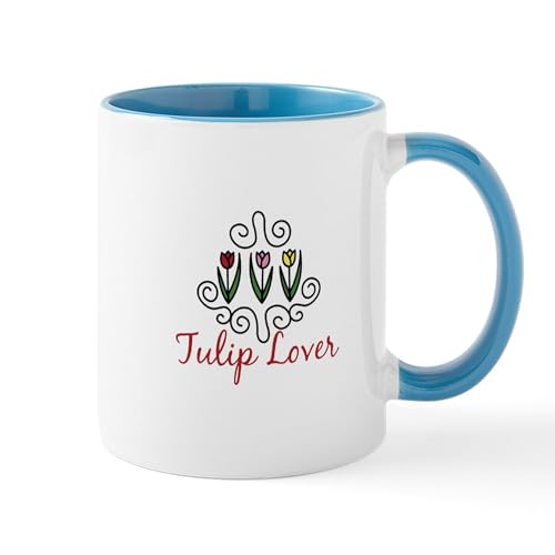Taza de cerámica CafePress 11 oz Tulip Lover miniatura 1