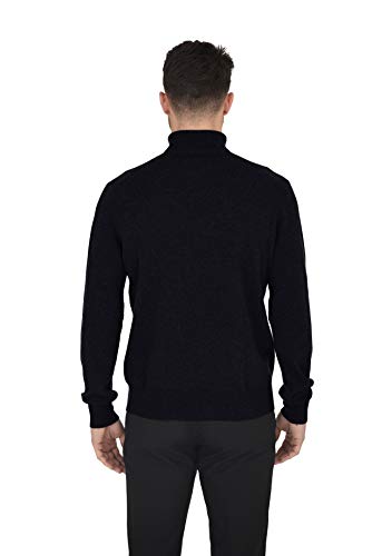 Cashmeren Men's Essential Knit Turtleneck Sweater 100% Merino Wool Long Sleeve Roll Neck Pullover3
