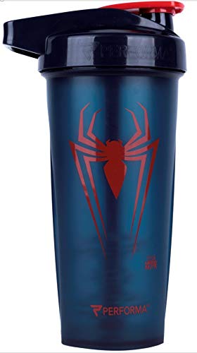 Performa ACTIV (Spiderman - Red/Blue) 28oz Shaker Bottle, Best Leak Free Bottle