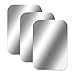 Plaque Aimant Telephone Voiture, 5 Pièces Plaque Métalliques Aimantée Autocollante Puissant avec Adhésif 3M Adhésif pour Support Telephone Voiture magnétique - Argent