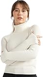 Matériau : le pull basique à col roulé en tricot côtelé doux au toucher est conçu pour rester confortable lavage après lavage. Coupe ajustée avec une bordure côtelée le long du corps et des poignets. Conçu dans un style simple et polyvalent pour être associé à presque toutes les tenues.