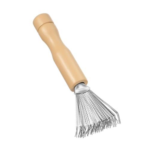 SGERUFZ Brosse Nettoyante Cheveux, Mini Brosse de Nettoyage pour Peignes et Brosses, Retire les Cheveux des Brosses, Peignes, Tapis de Bain, Tapis