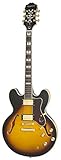 ProBucker Tonabnehmer Epiphone Sheraton-II Pro Thin-line (Semi-Hollowbody E-Gitarre mit Coil-Schaltung, Vintage Sunburst Lack, Ahorn Korpus)