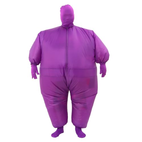 RHYTHMARTS Disfraz Hinchable Disfraces Hinchables Adulto Traje Inflable Trajes Carnaval Halloween Navidad Adulto (Púrpura)