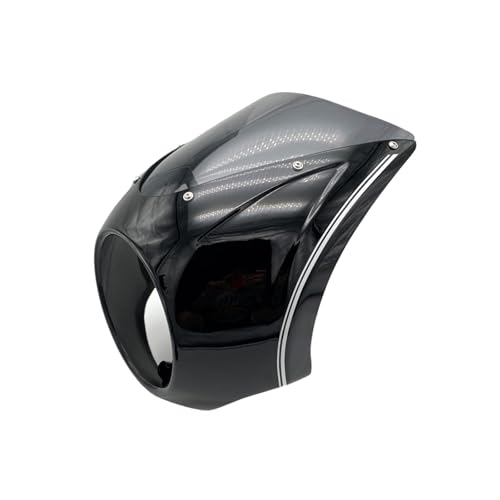 Kit carénage cockpit Rock and Roll noir et blanc pour moto BMW R18