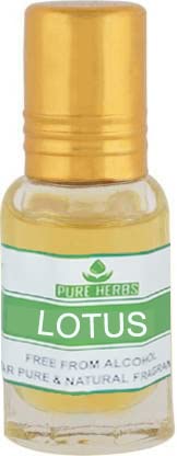 Pure Herbs Lotus Attar Free From Alcohol For Unisex, Suitable For Occasion, Parties & Daily Uses