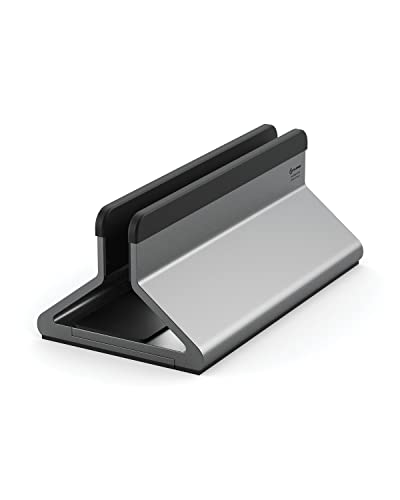 Image of ALOGIC Bolt Adjustable Laptop Vertical Stand/Clamp - Crafted with Superior Aluminium & Silicon Grip Pads, Interchangeable Width Size, Compatible with MacBook, Surface, Chromebook and Others