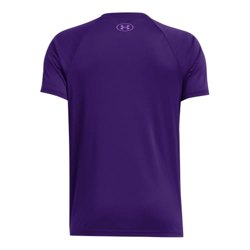 Image of Under Armour Boys' Tech Hybrid Printed Fill Short-Sleeve T-Shirt